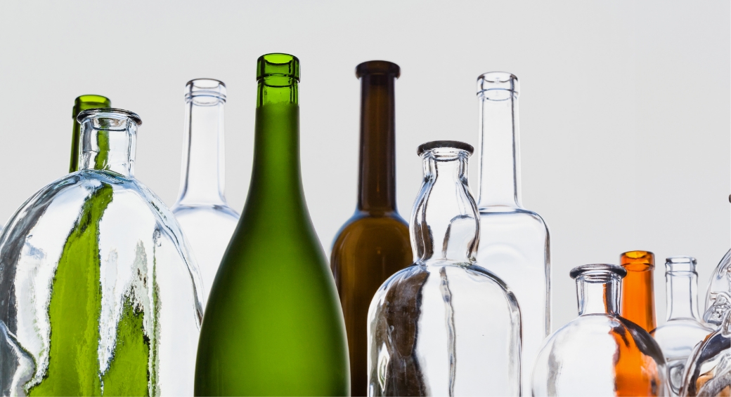 Sustainable glass bottles